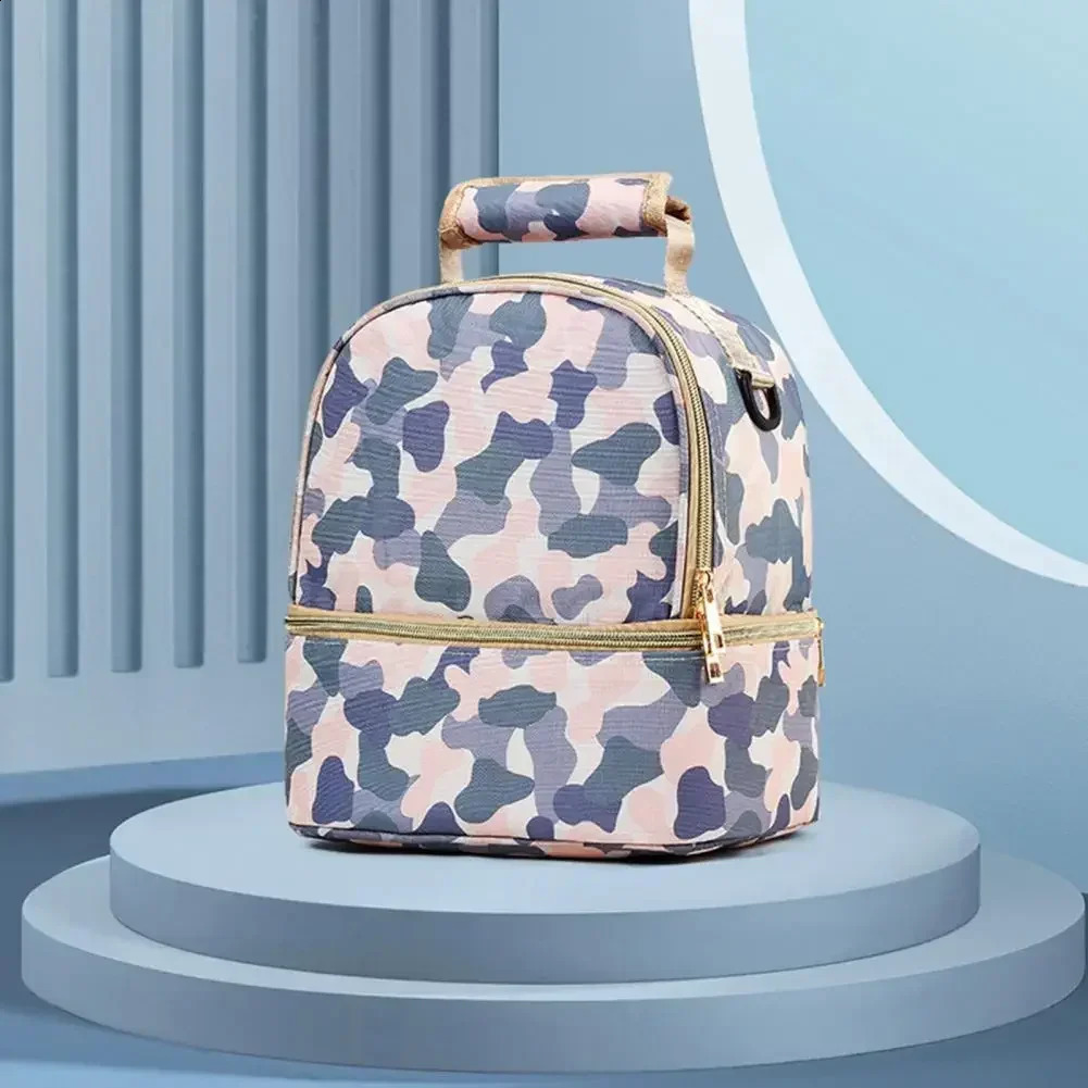 Multifunction Baby Food Breast Thermal Bag Drink Milk Insulation Bag Feeding Bottle Backpack Picnic Preservation Lunch Bags 250227