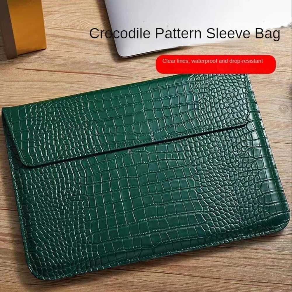 Laptop Sleeve for Macbook Air 13 Case 11 13 15 Pro 13.3 15.4 Retina Unisex Sleeve Envelope Fundas PU Leather Laptop Sleeve Pouch Z250224