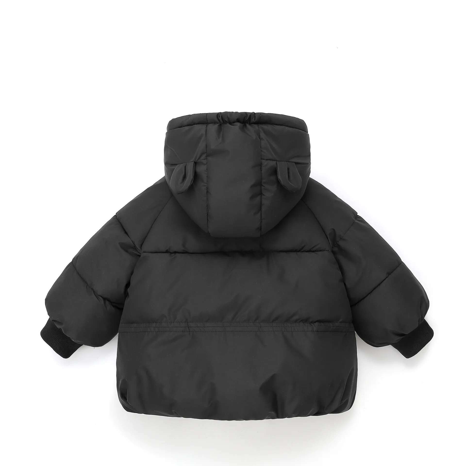 Ddmyshoesvip Autumn Winter Kid Thicken Fashion Cotton Coat Boy Children Solid Cardigan Hooded Long Sleeve Tops Girl Baby Warm Casual Jacket