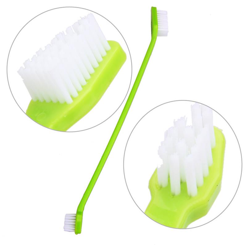 1000pcs Pet Supplies Cat Puppy Dog Dental Grooming Toothbrush Dog Health Supplies Color Random Send ni309