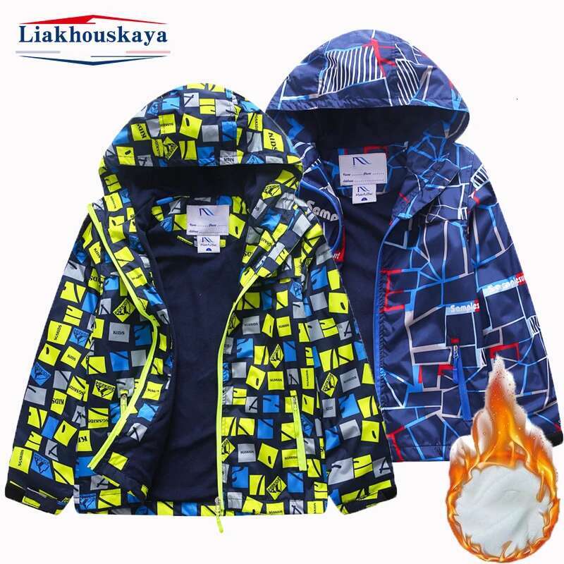 Ddmyshoesvip Kids Jacket For Boy Children S Wear Boys Windbreaker Autumn Baby Waterproof Inner Polar Fleece Jackets Coat Outwear
