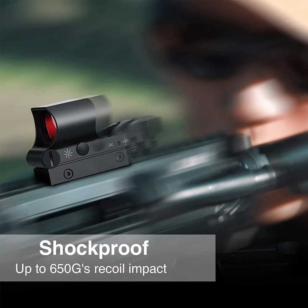 1x28x40mm tactical red dot sight hunting sight red projection point sight reflection 4 Reticle sight 11/20mm guide rail X250228