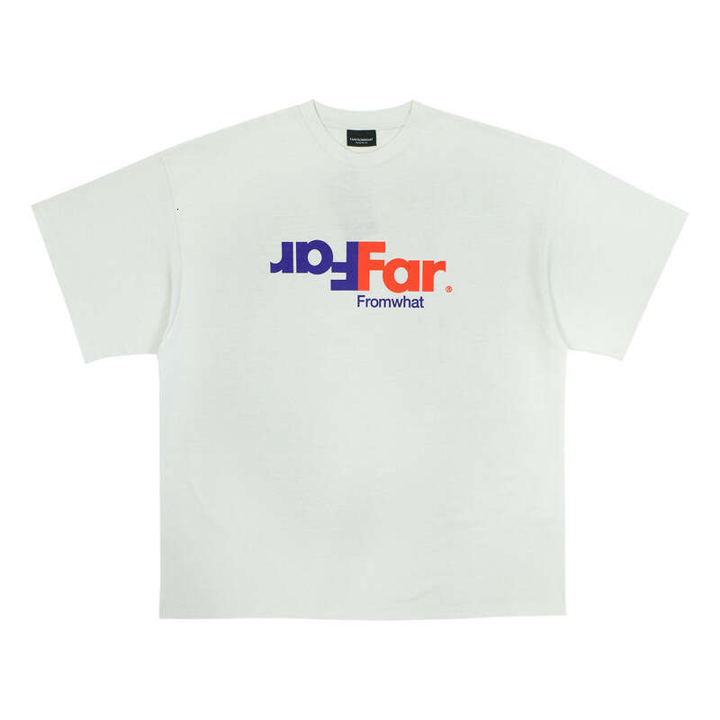 Minority fashion brand Far Archive letter printed Vibe style street hip-hop men's and women's loose short sleeved T-shirt
