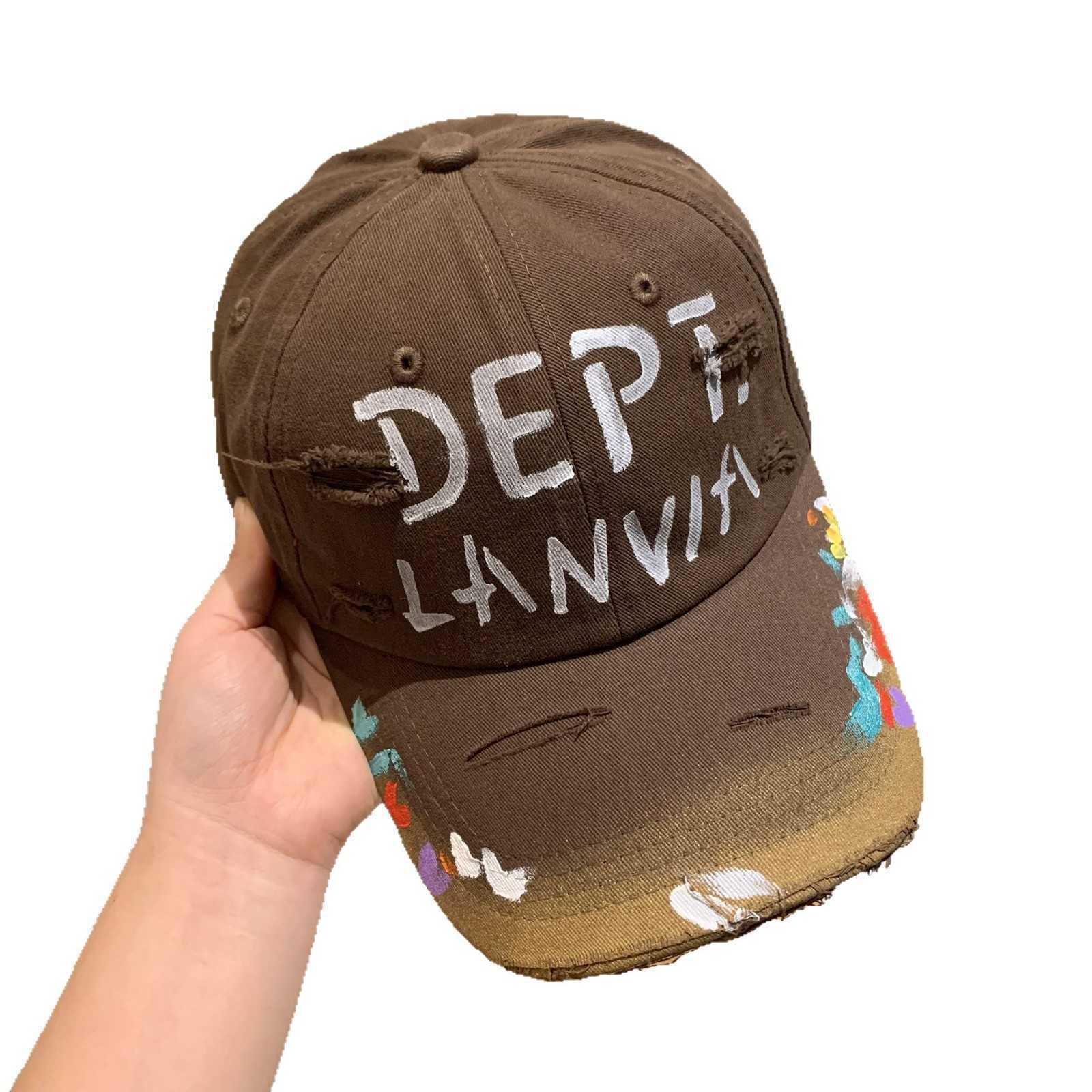Wide Brim Hats Bucket Hats Big head circumference niche design American hole breaking baseball cap for men in summer small face curved brim hiphop duc