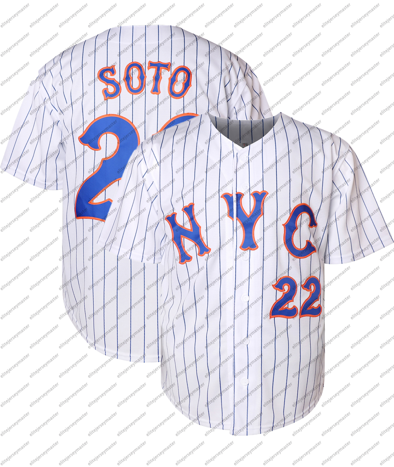 Juan Soto Francisco Lindor Custom Baseball Jersey Francisco Alvarez Alonso Nimmo Piazza Personalized Customized Jerseys Alvarez Custom Any Number Name