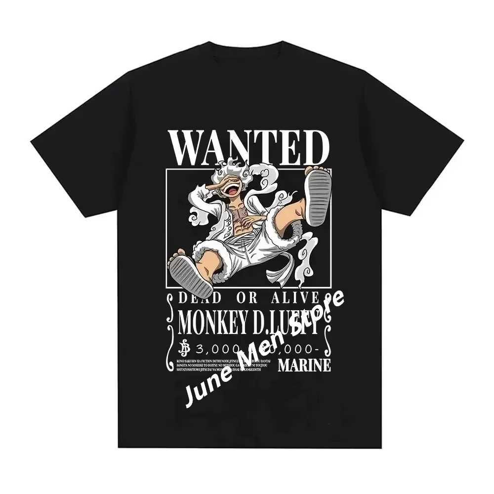 (UniqloHot Japanes One Piece Cotton Luffy Tshirt Men Cotton T Shirt Summer Women Men Cotton Oversized Tshirt Men ClothesT250227