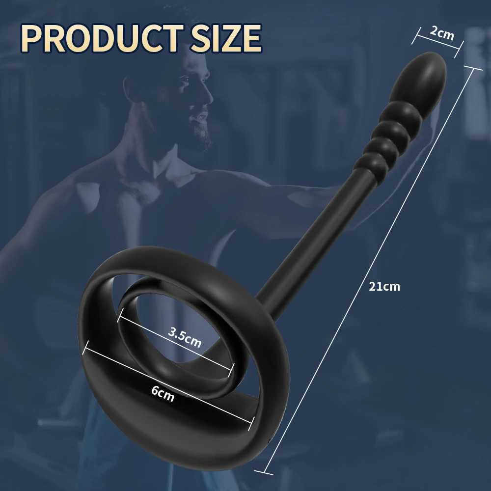 APP Remote Control Cockring Ring Vibrator for Men Testicle Massage Prostate Stimulation Anal Butt Plug Masturbator Adult Sex Toy W250618