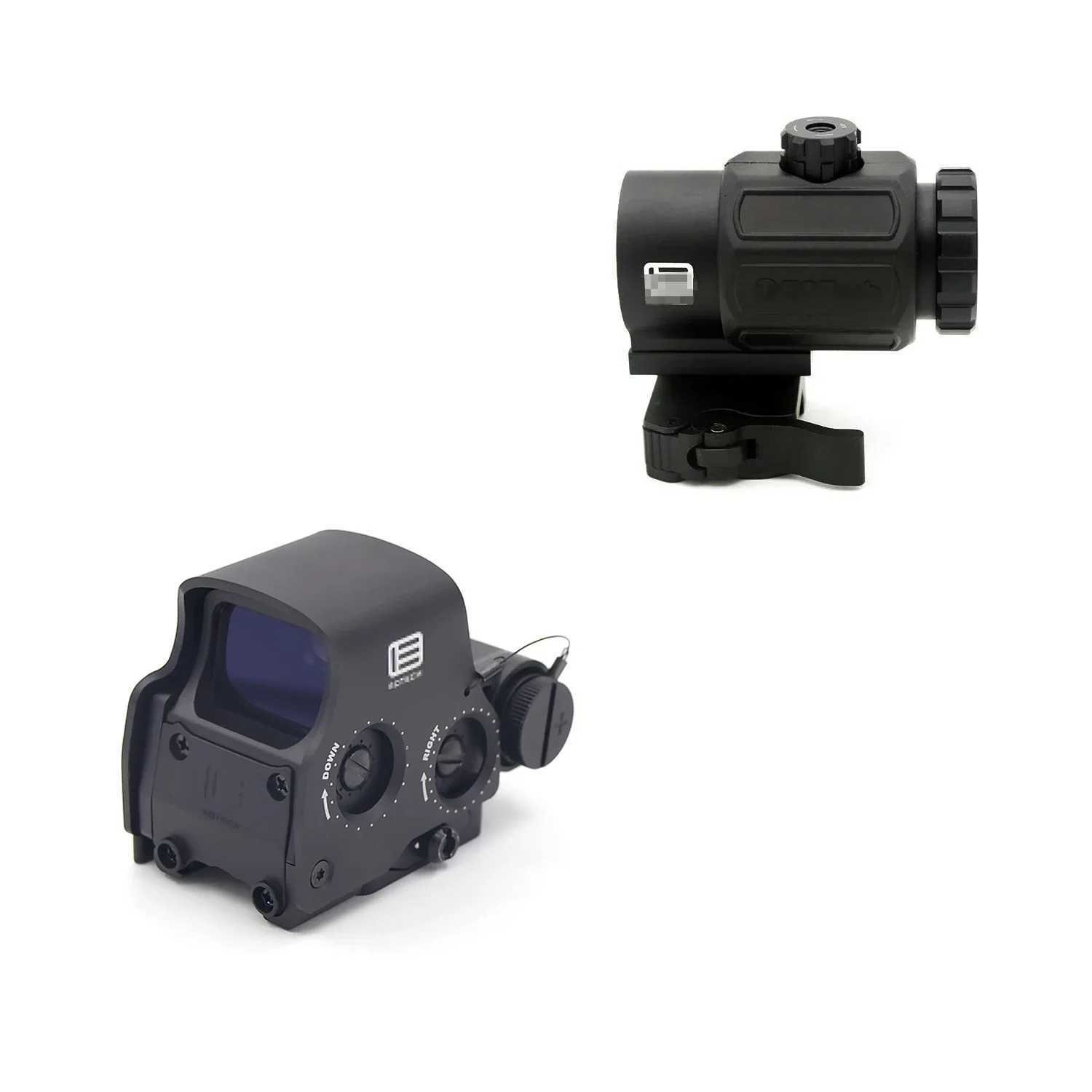 558+G43/G33 Holographic Collimator Sight Red Dot Optic Sight Hunting Gear W/20mm Rail Mounts Quick Detach Lever X250228