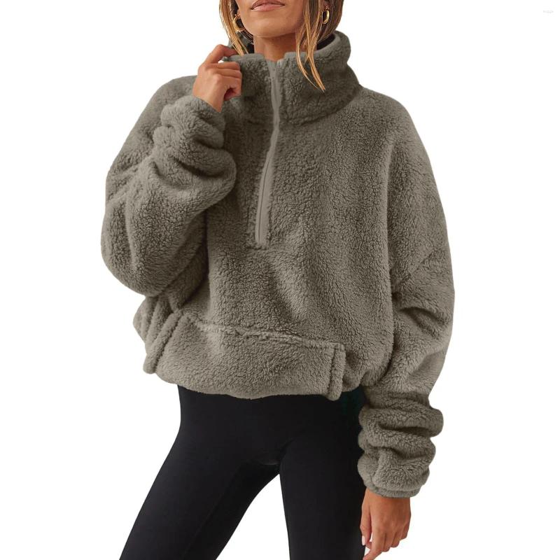 Womens Hoodies Zip Sweatshirt Women Trendy Casual Zipper Pullover Fleece Sweatshirts Long Sleeve Winter Outfits Cute Fashion