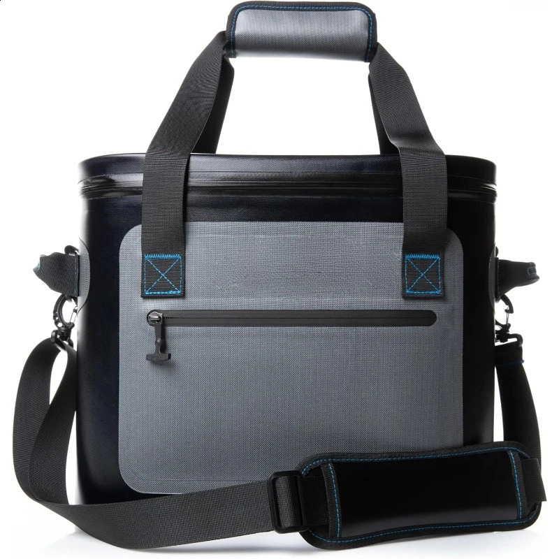 Ship from US 30 cans of soft cooler portable refrigerator with insulation bag used for lunch beach beverages travel camping picnics and 250227FBB