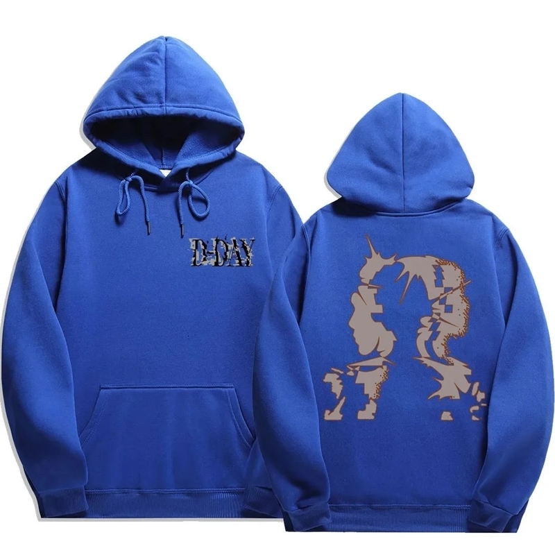 Kpop August D DDAY US Tour Hooded Cardigan Long Sleeved Diamond CoaY2K Oversize Pullover Couple Sweatshirt 250226