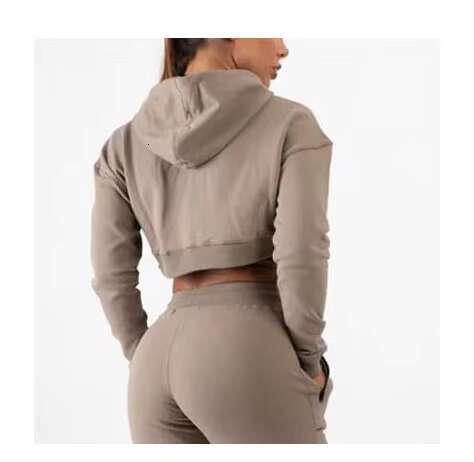 High Quality New Style Wholesale Hot Long Sleeve Lady Top Pullover Crop Hoodies For Women