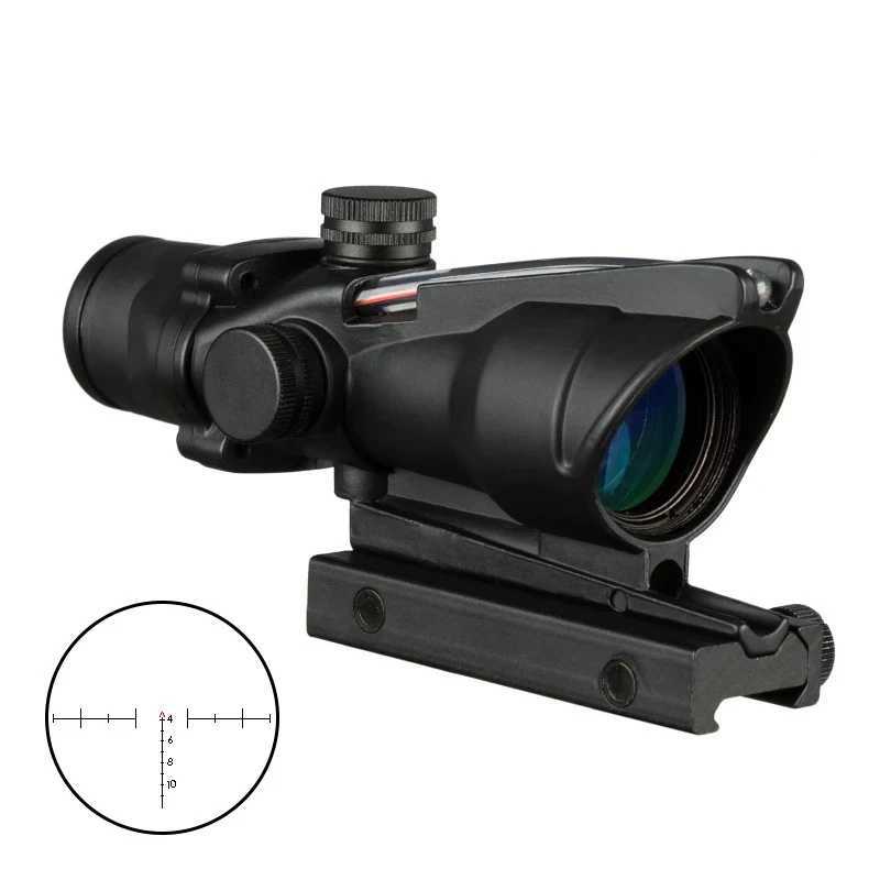 4X32 Hunting Rifle Real Fiber Glenn Red Dot Illumination Etched Retina Tactical Optical Sight X250228