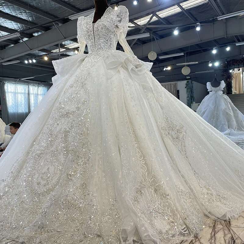 Exquisite For Women Ball V Neck Personalized Minimalist Wedding Gown Beads Lace Up Novia Dresses