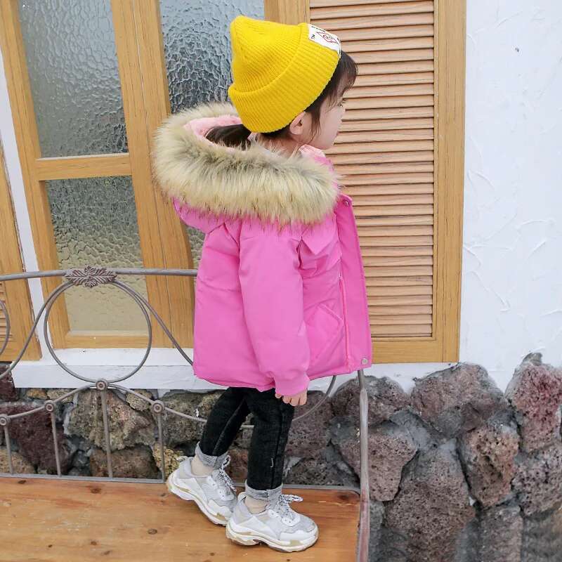 Ddmyshoesvip Autumn Winter Denim Jacket For Girls Warm Hooded Children Jeans Jackets Years Kids Baby Girl Parka Toddler Coat