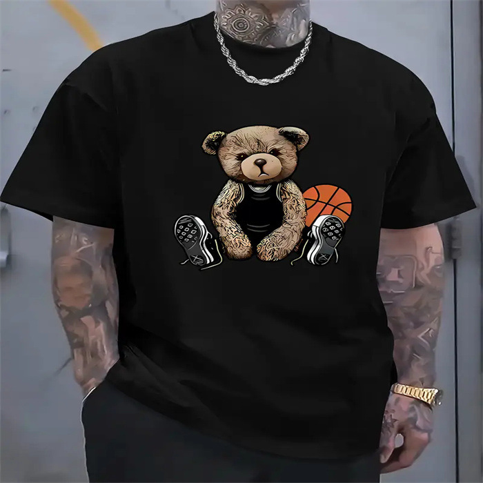 2025 Summer New Men's Fashion Leisure Commuting Versatile Round Neck Short Sleeve T-shirt Designer Free Shipping T-shirt
