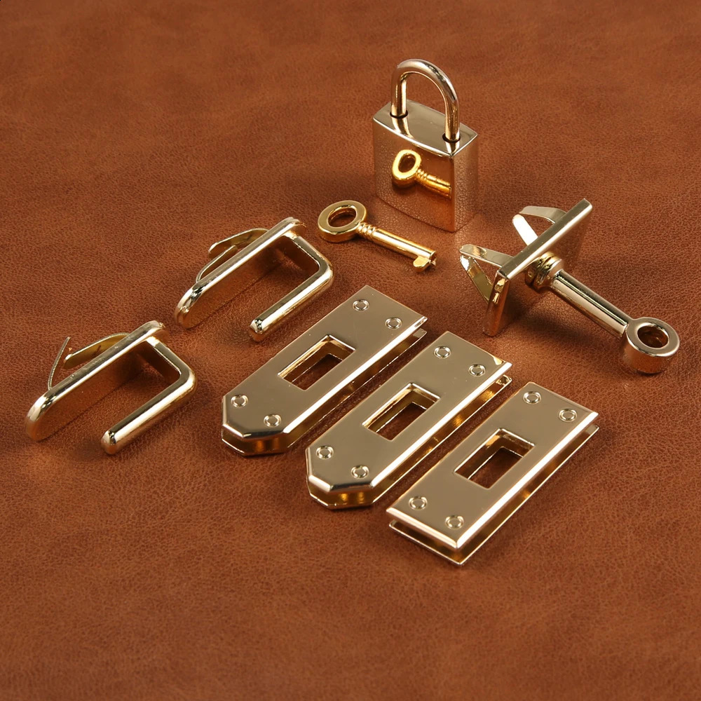 7pcs/set Metal Clasp Lock Lockbutton for Women Handbag Shoulder Bag Purse DIY Accessories 250228