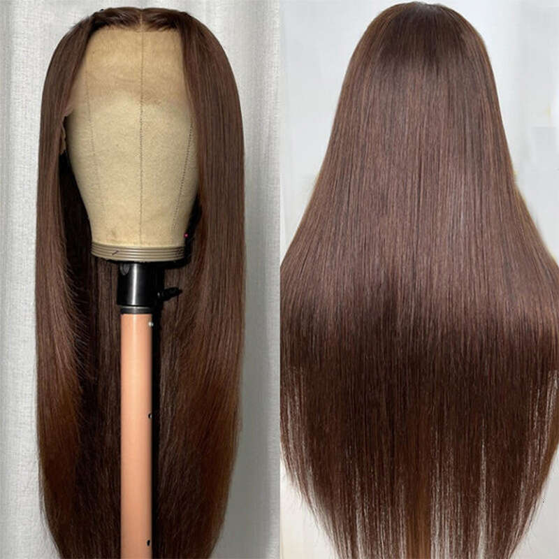 HD Front Lace Wig Front Women S Brown Human Hair Lace Wig
