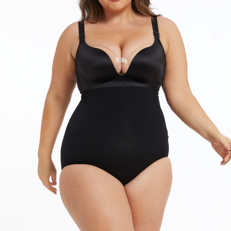 Good Quality Bodysuit Women Waist Trainer Tummy Slimmer Shapewear Training Corsets Cincher Body Shaper Bustier-XY4314