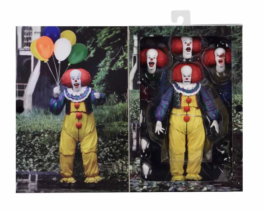 NECA Joker Stephen King Clown Pennywise Action Figure Toys For Halloween Decoration Gift W250228