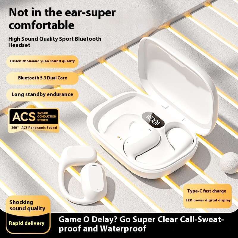 New M60OWS wireless Bluetooth earphones, mounted, non ear bone conduction, exercise and running noise reduction earphones