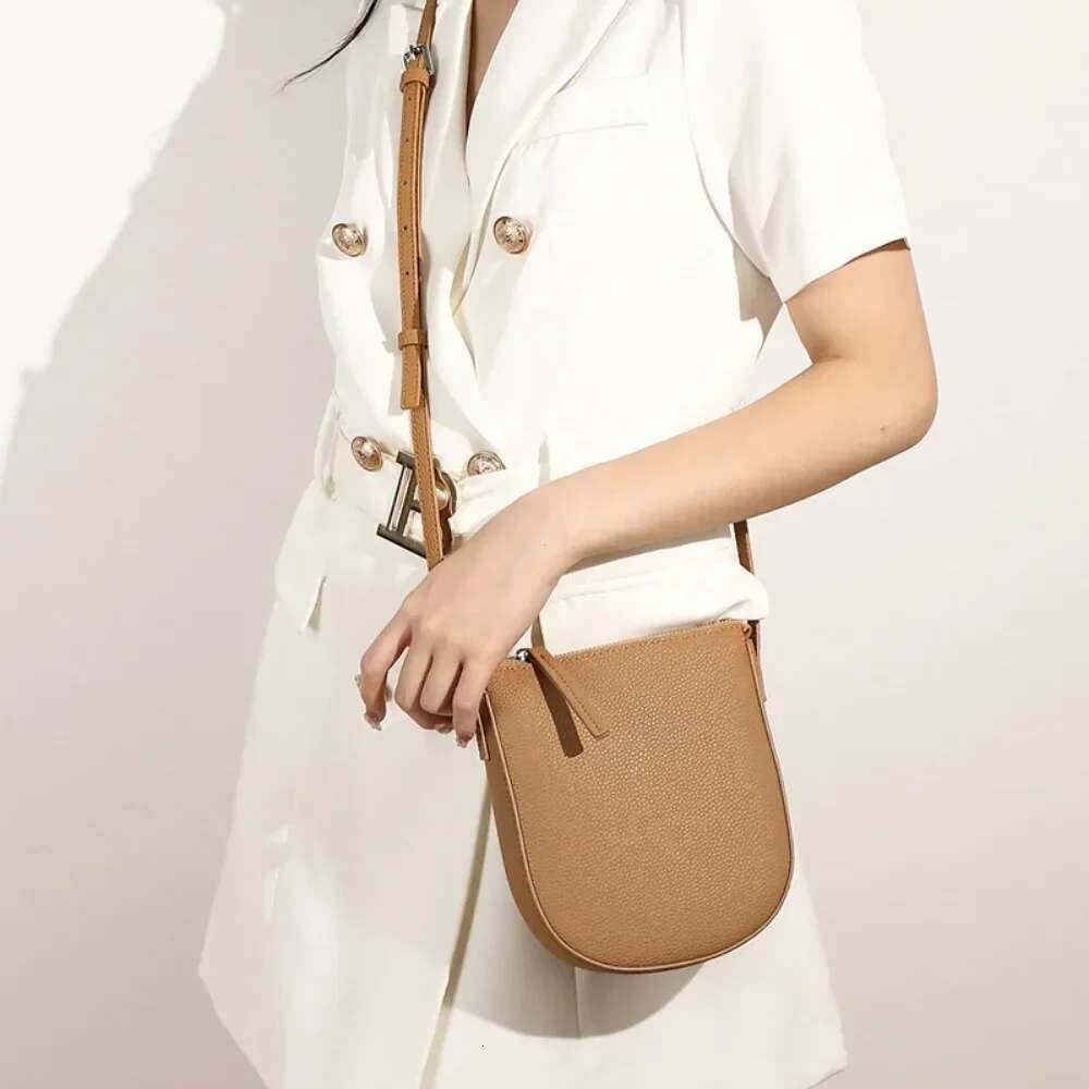 Genuine Leather Real Cowhide Women's Versatile Fashion Phone Messenger Small Shoulder Bag Crossbody Bags For Women