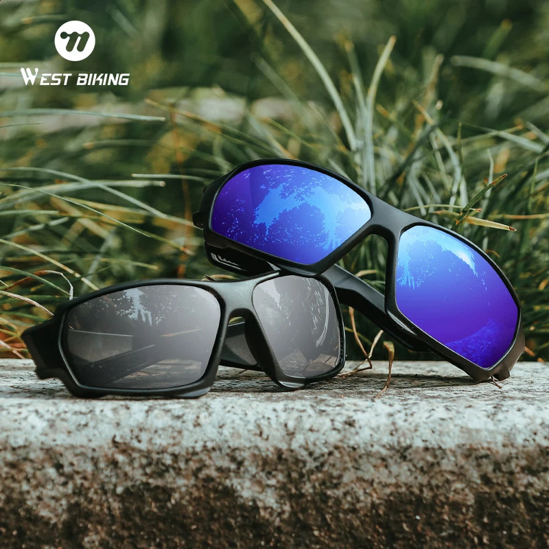 WEST BIKING Polarized Cycling Glasses HD Sunglasses Men Women Sports Goggles UV400 Road Bike Bicycle Fashion Fishing Eyewear 250221