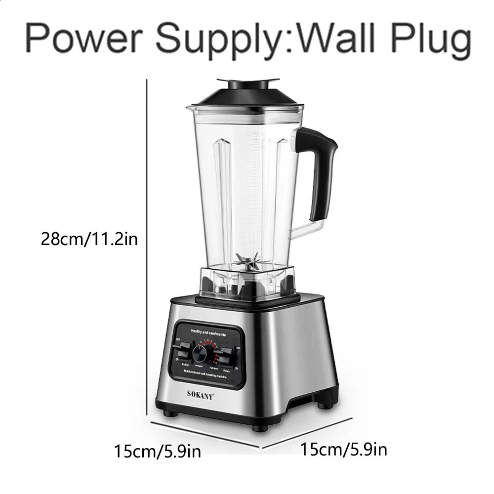 Sokany plug type 25L multifunctional wall breaking machine blender ice maker cooking SK999 6000W high power 250228
