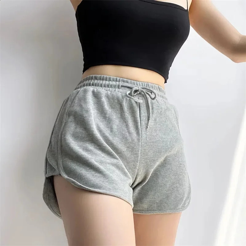 Sweet Cool Spicy Pineapple HighWaisted Drawstring Casual Shorts Spring Summer Petite Slimming WideLegged Pants 250228Z