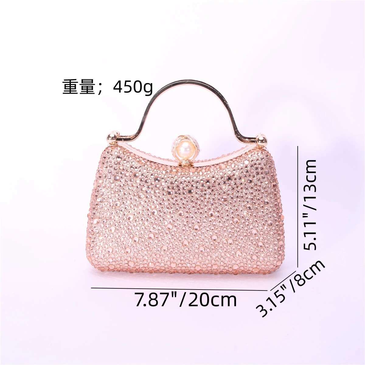 Fashion Full Dia Bag Glitter Dinner Party Haute Chic Ladies Clutch Bag