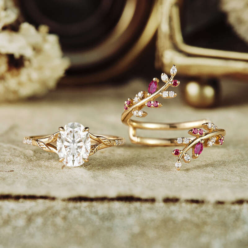 designer ring Copper inlaid colored zircon set, creative design, leaf ring, hot selling wedding ring accessories
