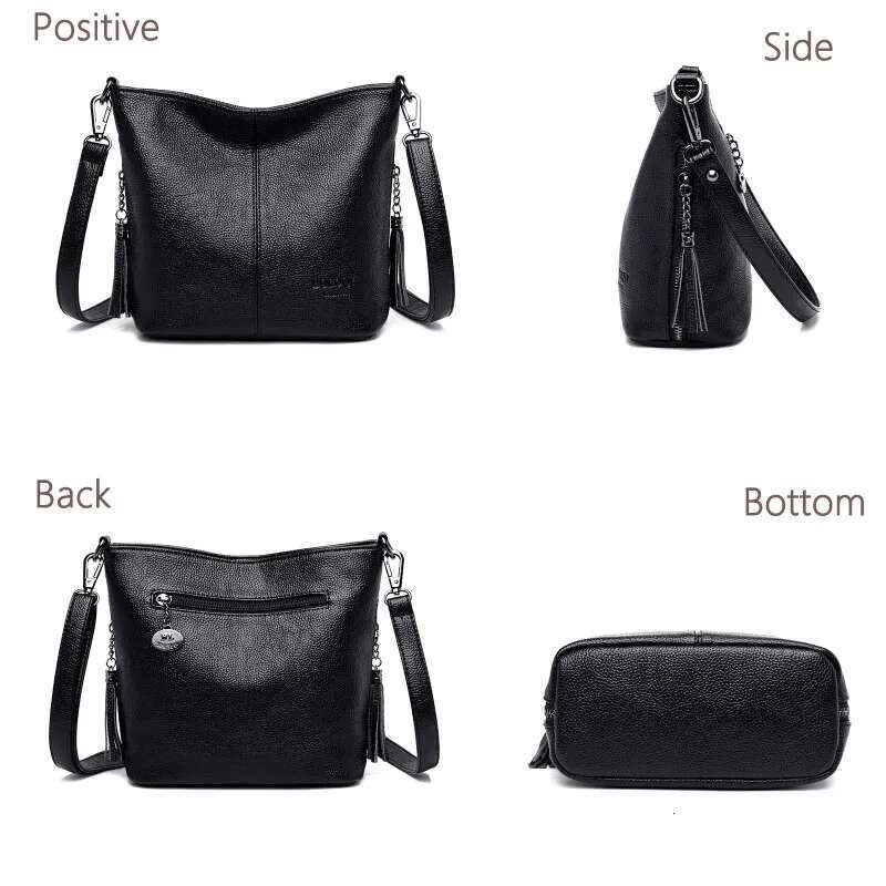 Ladies Hand Crossbody For Leather Purses And Handbags Women Shoulder Bags Designer Bucket Sac