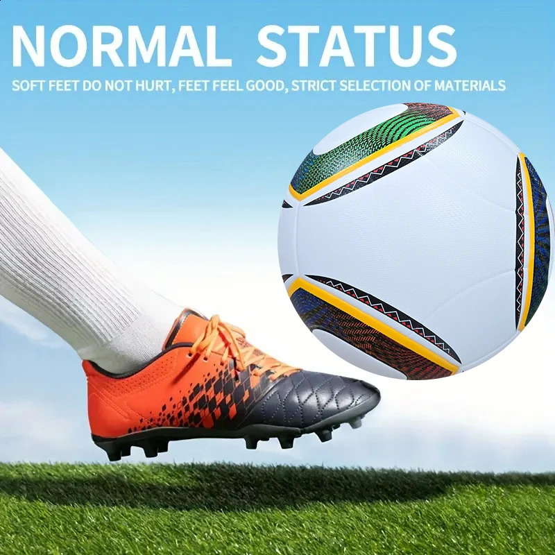 Football for Men High Quality Size 5 PU Adult futebol Kids Outdoor Sports Training balls 2010 Game Professional Team Soccer ball 250227