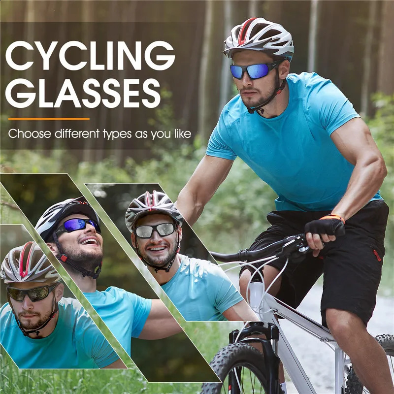 WEST BIKING Polarized Cycling Glasses HD Sunglasses Men Women Sports Goggles UV400 Road Bike Bicycle Fashion Fishing Eyewear 250221