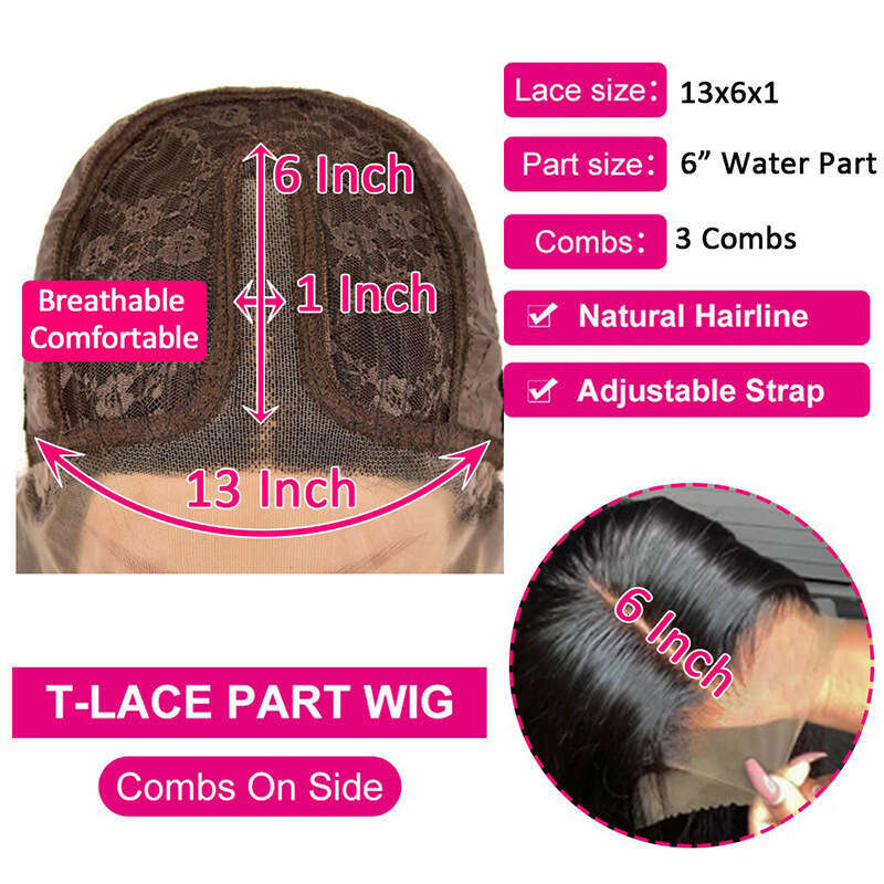 HD Front Lace Wig Front Wig Women S Natural Color Hair Set Water Wave Human Lace Wigs