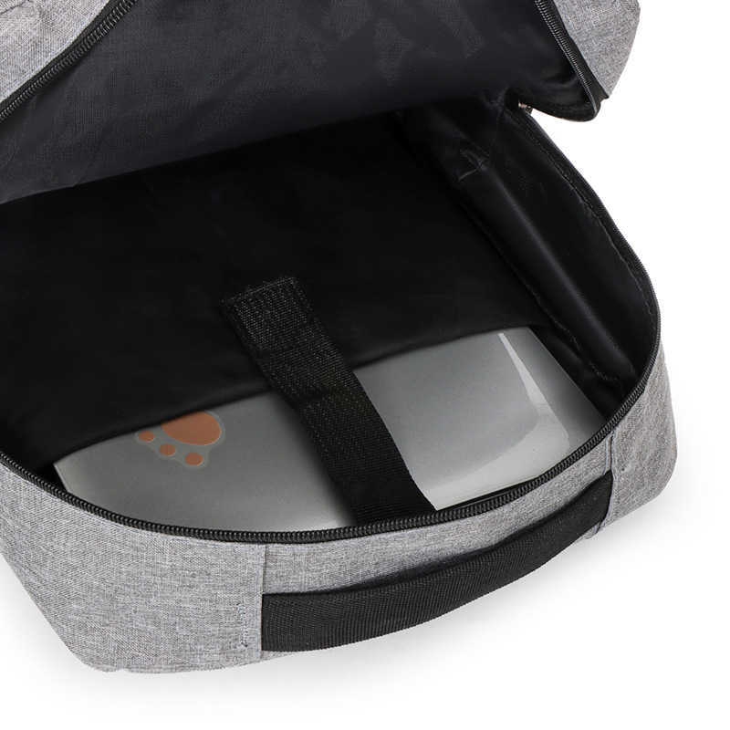 Backpack Mens Large Capacity Trendy Simple Computer Backpack Three Piece Set Multifunctional Usb Charging Backpack Day Backpack Travel Bag 241225