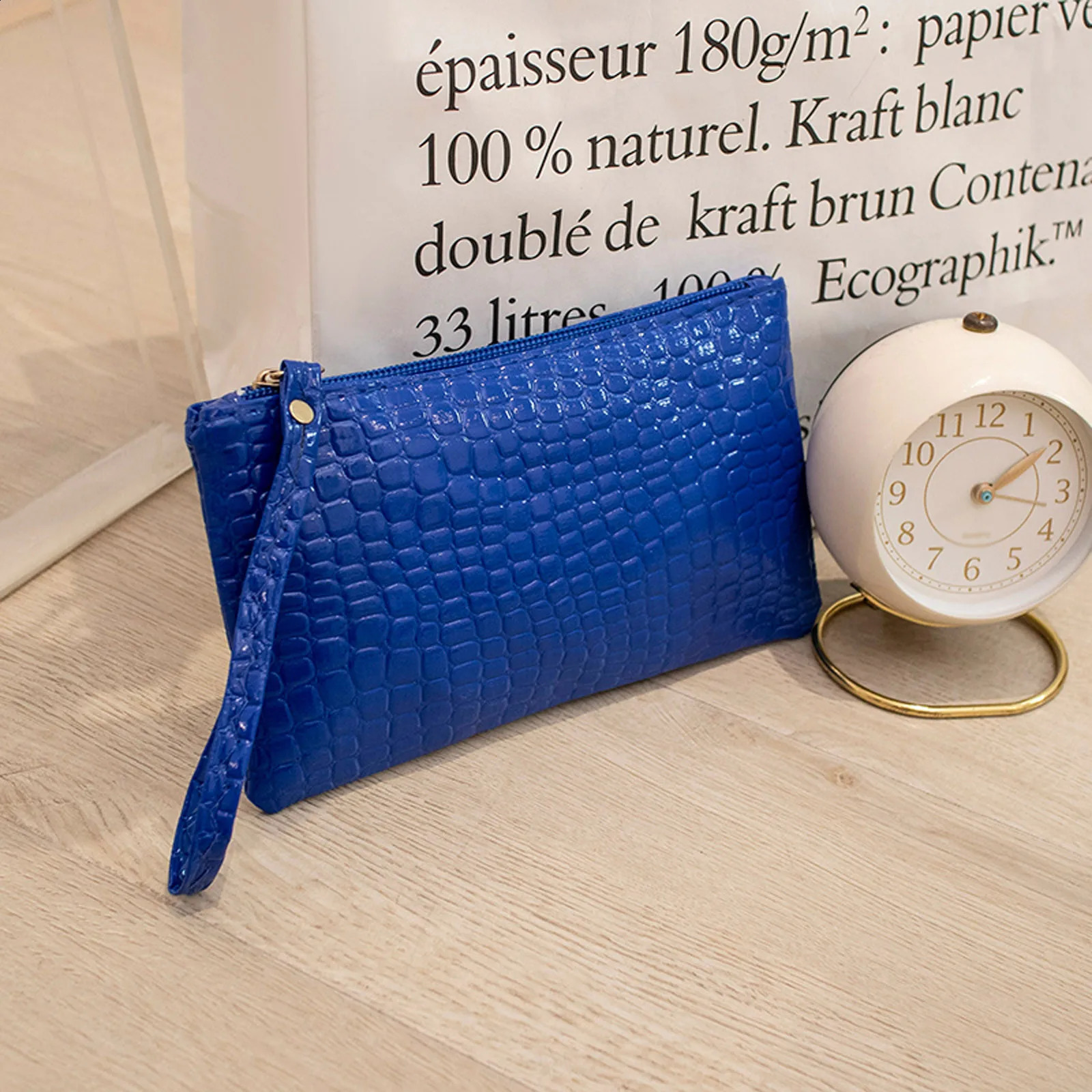 Ship from US Checkbook Wallets For Women Fashion Artificial Leather Solid Color Underarm Bag Phone Envelope Ultra Slim Mens Wallet 250228FBB