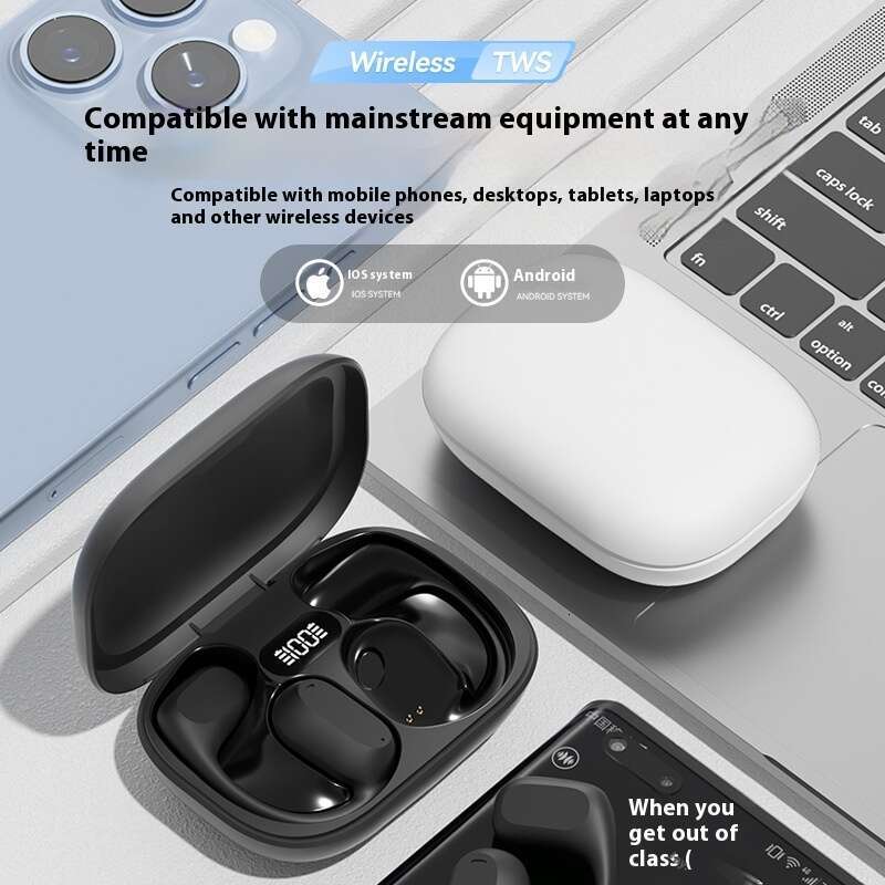 New M60OWS wireless Bluetooth earphones, mounted, non ear bone conduction, exercise and running noise reduction earphones