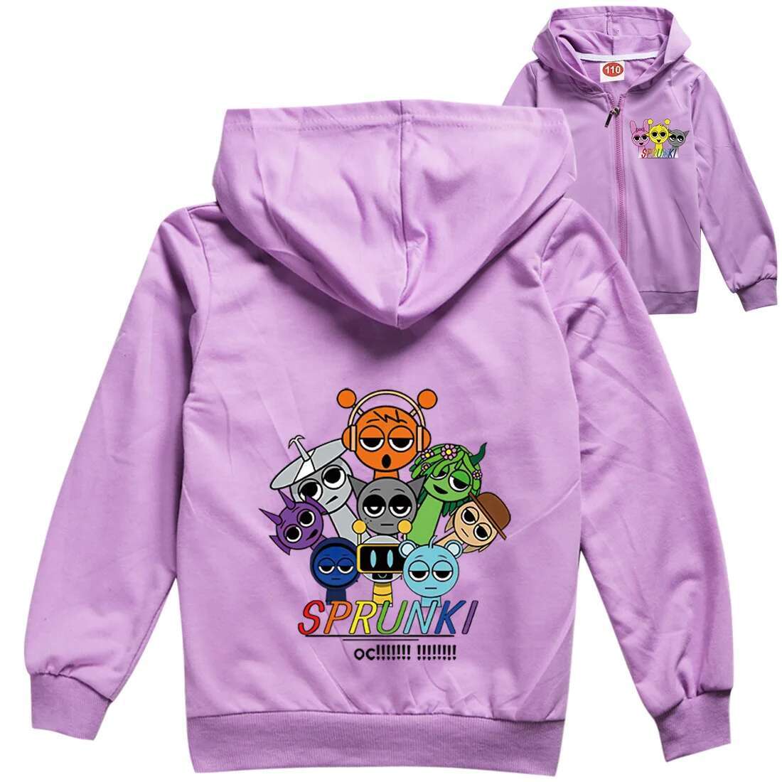 Ddmyshoesvip Cartoon Zipper Jackets Baby Girls Game Incredibox Casual Jacket Children Tops Clothes Boys Autumn Kids Sportswear