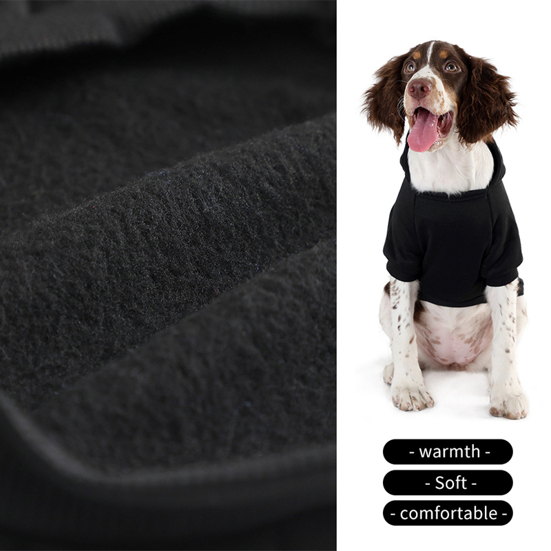 Warm Dog Hoodie for Small Medium Dogs, Dog Sweatshirts Fleece Vest with THE DOG FACE Slogan Print, Cold Weather Coats for Dog Girl Boy, Small Medium a