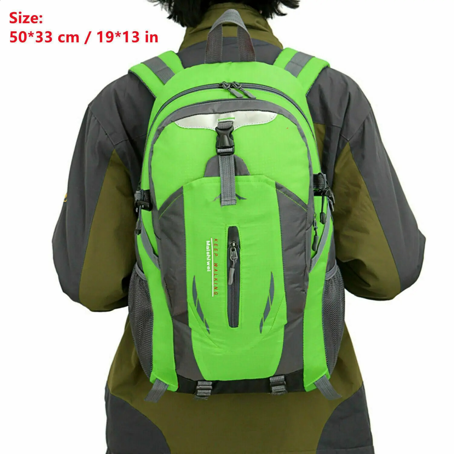 Ship from US Backpack School Laptop Bag Travel Camping Hiking Rucksack Office 250304FBB