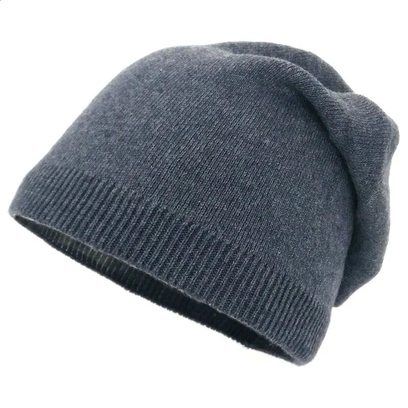 Autumn Winter Womens Hat Simple Soft Thin Knitted Hats Outdoor Warm Cold Proof Fashion Bonnet Cap 250221