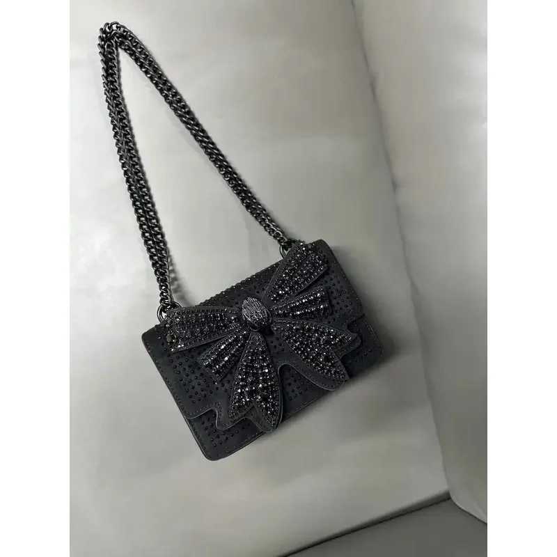 Small Designer Brand Bow For Women 2025 Fashion Bag Butterfly Hot Set Dias Mini Chain Shoulder Crossbody Bags Flapc250222