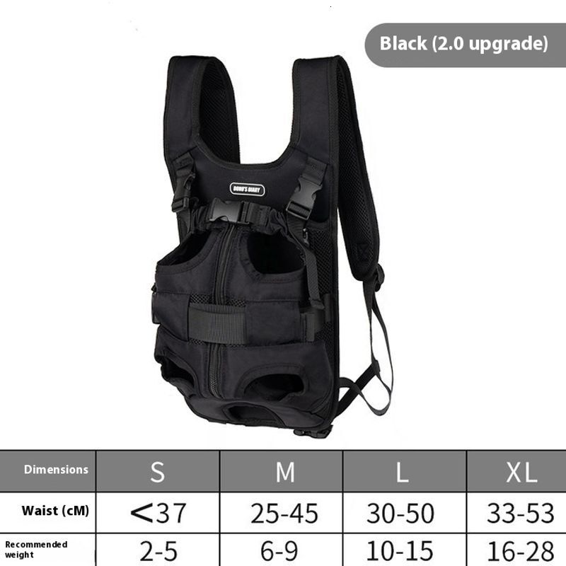 Portable Strap Backpack Small And Medium Sized Dog Carrying Chest Four Leg Pet Bag