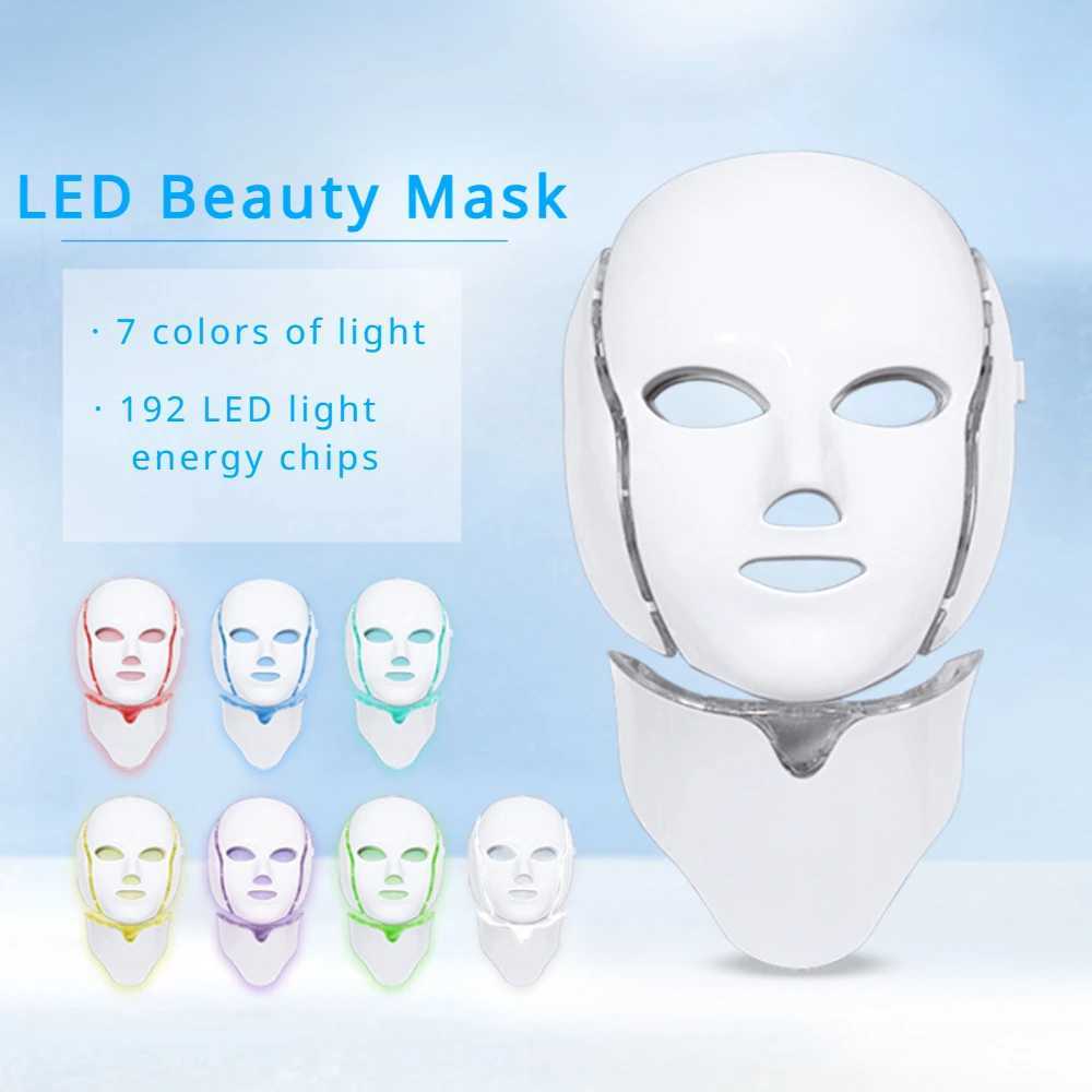 Red Light Therapy Skin Care Led Mask Home Use Beauty Devices 7 Colors LED Light Therapy Face Beauty Facial Devices W250228