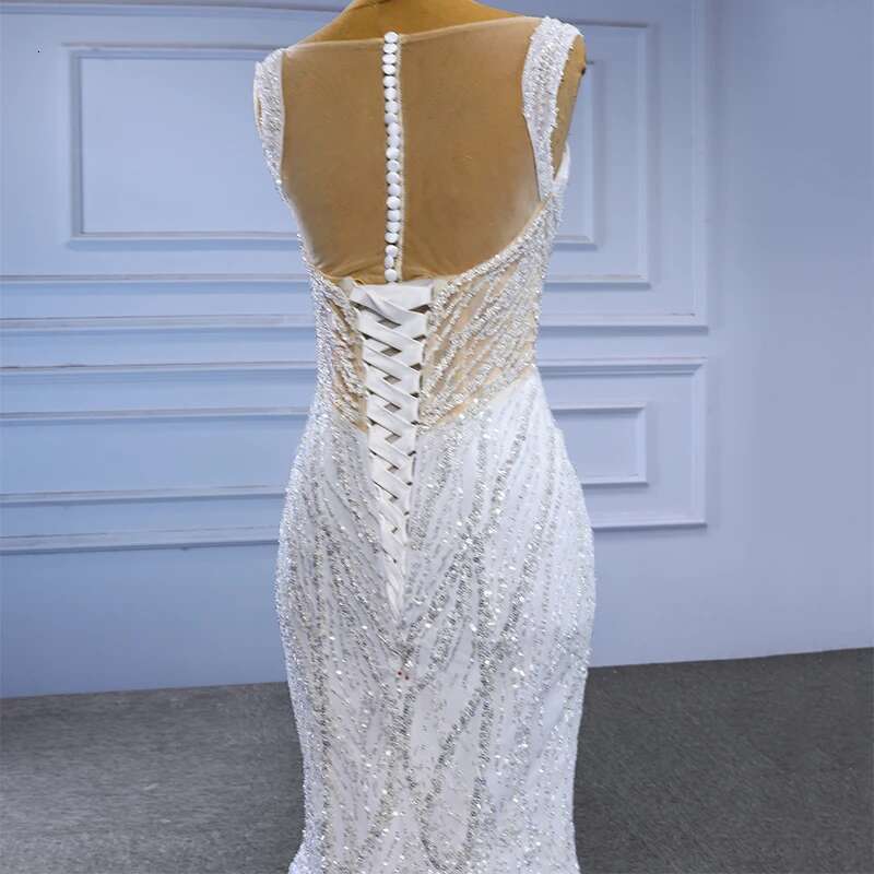 exquisite organza custom mermaid harvest wedding dresses for women beads
