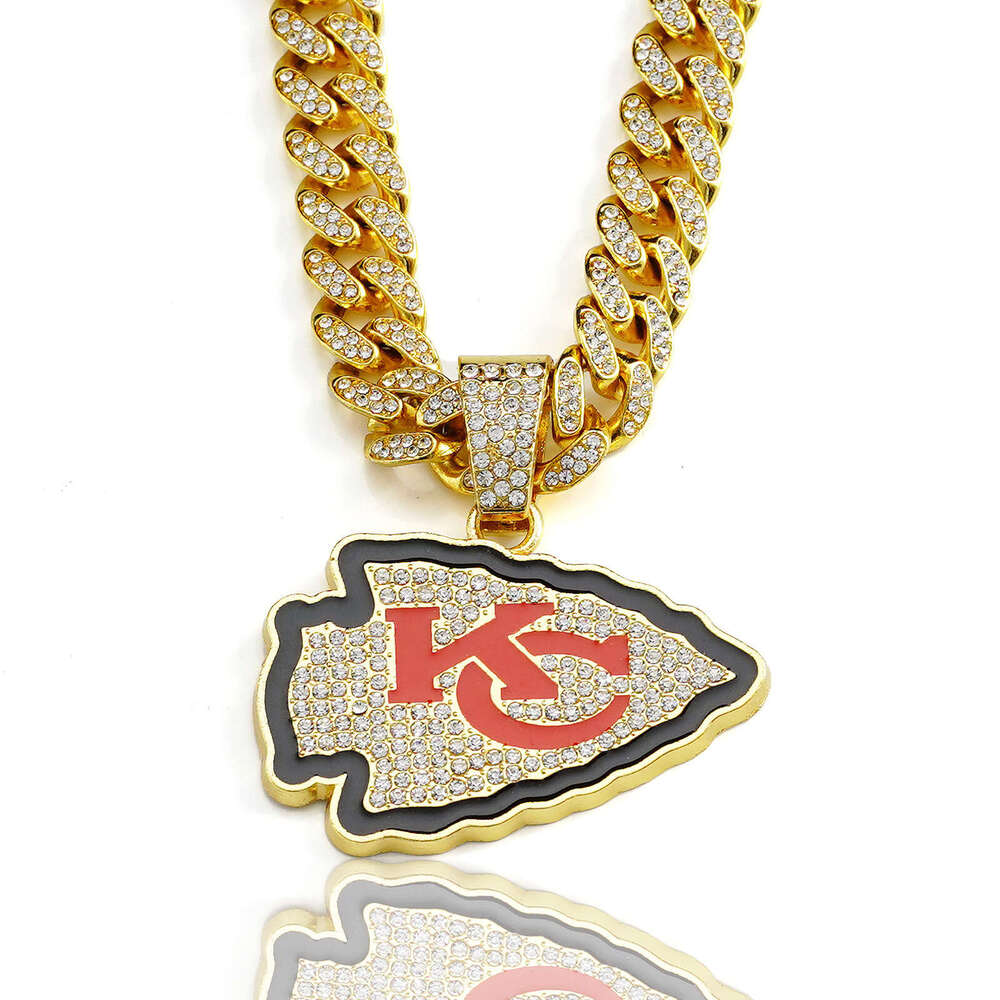 New Fashion Accessories with Dia Drip Oil Christmas Tree Shield Single Pendant, Personalized Hip Hop Cuban Chain