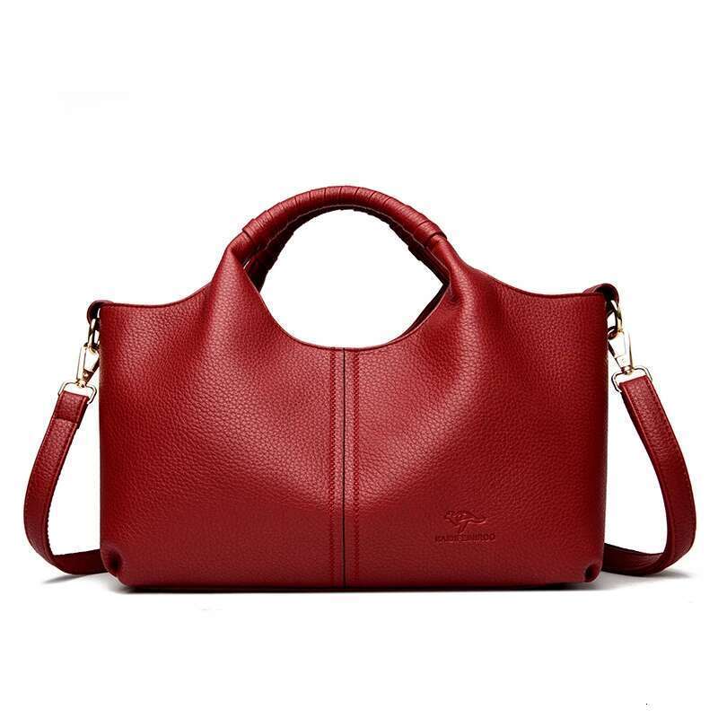 Women's Bags High Quality Soft Leather Women's Handbag Tote Fashion Women Shoulder Bag Famous Trendy Female Crossbody Bags Wallet