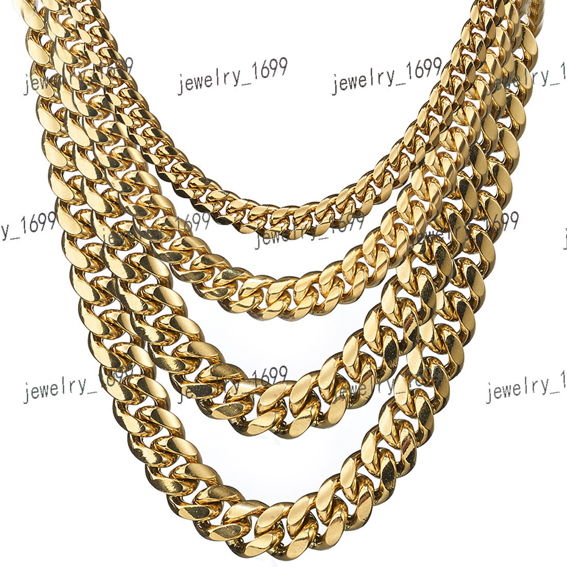 Custom Hip Hop 20mm Real S925 Sterling Silver 9K 10K 14K 18K Solid Gold Miami Cuban Link Chain Necklace Bracelet Set