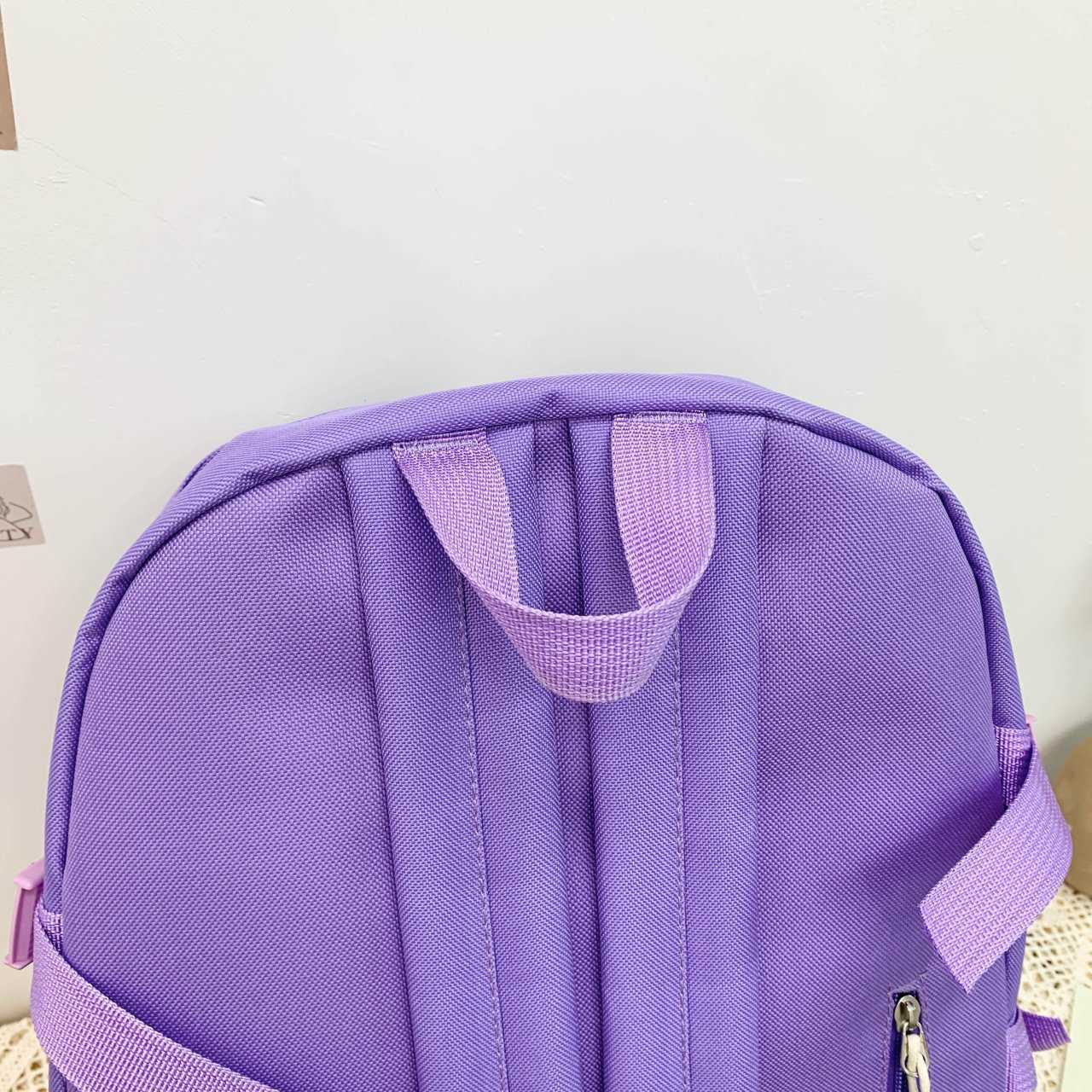 Backpack for Junior High School Girls with High Appearance and Large Capacity Korean Style New Backpack for Girls Day Backpack Travel Bag 241225